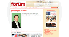 Desktop Screenshot of forumexpress.de